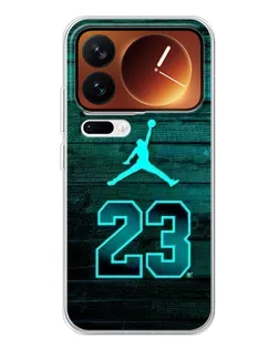 Чехол для Xiaomi 17 Pro с картинкой «Jordan Cyan 23»