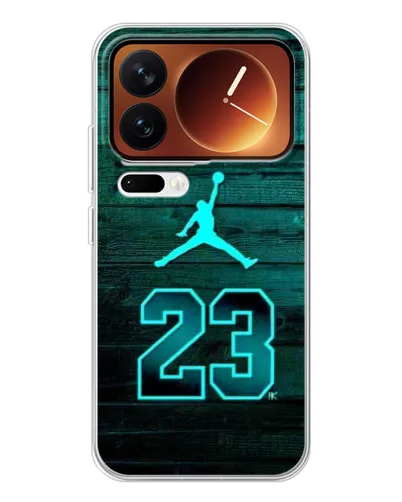 Чехол для Xiaomi 17 Pro с картинкой «Jordan Cyan 23» Чехол для Xiaomi 17 Pro с картинкой «Jordan Cyan 23»
