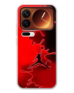 Чехол для Xiaomi 17 Pro с картинкой «Jordan Red Smoke»