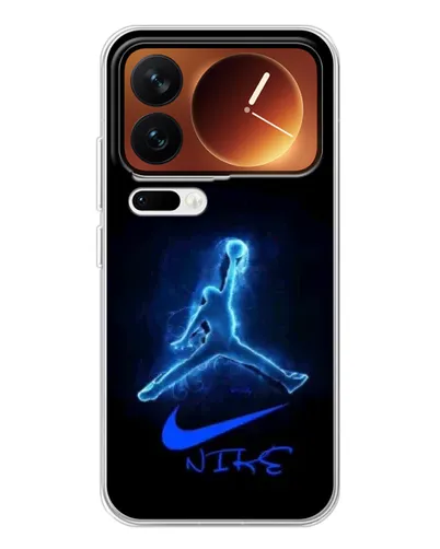 Чехол для Xiaomi 17 Pro с картинкой «Jordan Neon Blue» Чехол для Xiaomi 17 Pro с картинкой «Jordan Neon Blue»