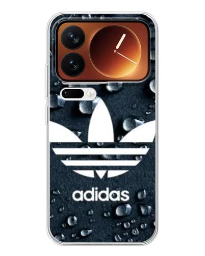 Чехол для Xiaomi 17 Pro с картинкой «Adidas Trefoil Blue» Чехол для Xiaomi 17 Pro с картинкой «Adidas Trefoil Blue»