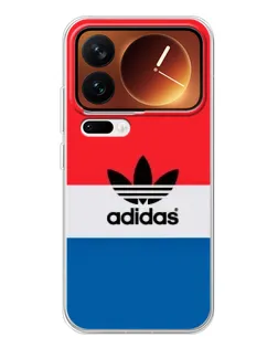 Чехол для Xiaomi 17 Pro с картинкой «Ретро блоки Adidas»
