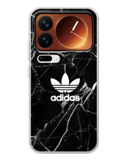 Чехол для Xiaomi 17 Pro с картинкой «Белый мрамор Adidas»