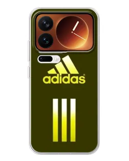 Чехол для Xiaomi 17 Pro с картинкой «Оливковый градиент Adidas»