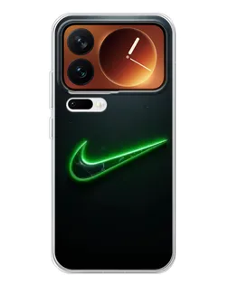 Чехол для Xiaomi 17 Pro с картинкой «Неоновый контур Nike» Чехол для Xiaomi 17 Pro с картинкой «Неоновый контур Nike»