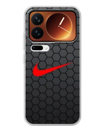 Чехол для Xiaomi 17 Pro с картинкой «Nike — карбоновая сетка»