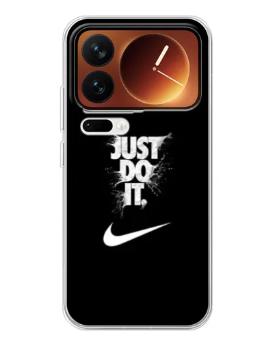 Чехол для Xiaomi 17 Pro с картинкой «Текстовый принт Nike»