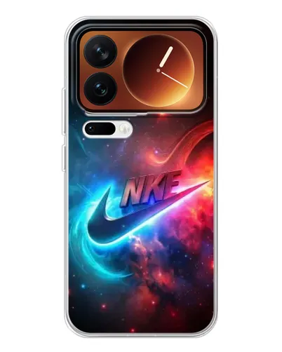 Чехол для Xiaomi 17 Pro с картинкой «Огненный логотип Nike»
