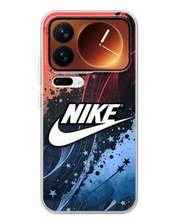 Чехол для Xiaomi 17 Pro с картинкой «Градиентный принт Найк»
