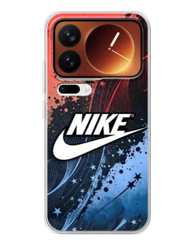 Чехол для Xiaomi 17 Pro с картинкой «Градиентный принт Найк»