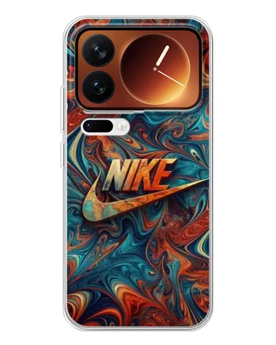 Чехол для Xiaomi 17 Pro с картинкой «Nike в абстракции»