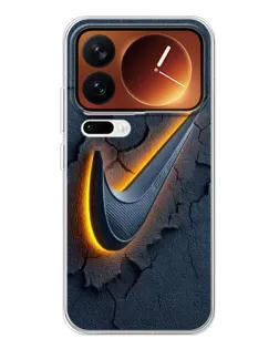 Чехол для Xiaomi 17 Pro с картинкой «Объемный логотип Найк»