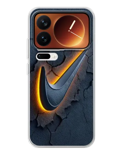 Чехол для Xiaomi 17 Pro с картинкой «Объемный логотип Найк»