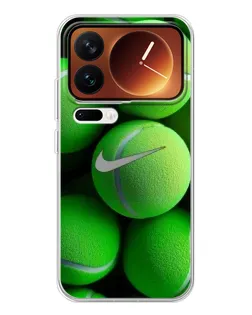 Чехол для Xiaomi 17 Pro с картинкой «Теннисные мячи Найк»