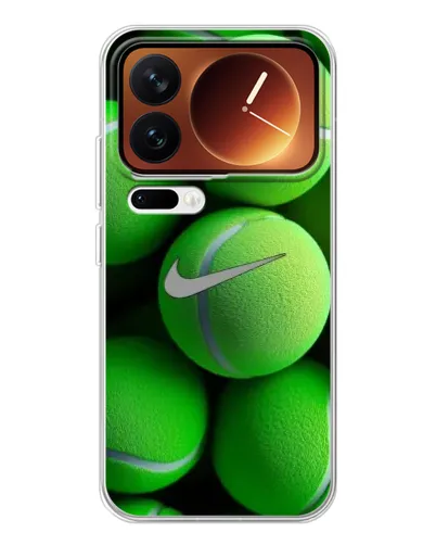 Чехол для Xiaomi 17 Pro с картинкой «Теннисные мячи Найк»