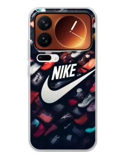 Чехол для Xiaomi 17 Pro с картинкой «Коллекция кроссовок Nike»