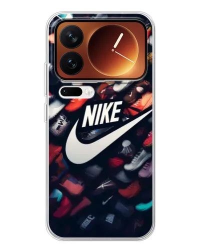 Чехол для Xiaomi 17 Pro с картинкой «Коллекция кроссовок Nike»