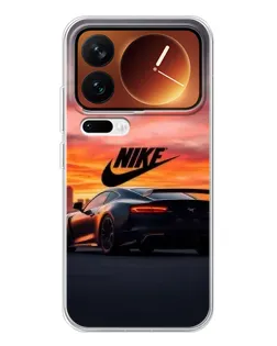 Чехол для Xiaomi 17 Pro с картинкой «Nike и суперкар»