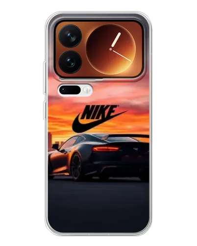 Чехол для Xiaomi 17 Pro с картинкой «Nike и суперкар»