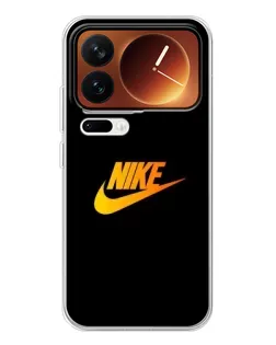Чехол для Xiaomi 17 Pro с картинкой «Золотой логотип Nike»