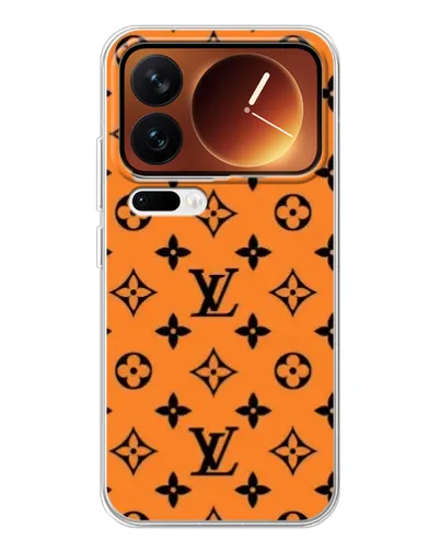 Чехол для Xiaomi 17 Pro с картинкой «Оранжевый стиль LV» Чехол для Xiaomi 17 Pro с картинкой «Оранжевый стиль LV»