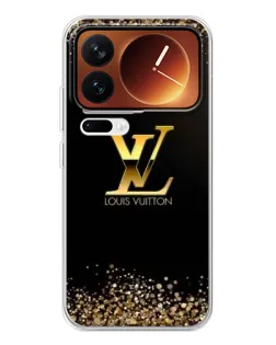 Чехол для Xiaomi 17 Pro с картинкой «LV — золотые искры»