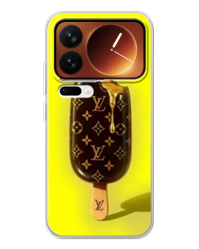 Чехол для Xiaomi 17 Pro с картинкой «Мороженое от LV» Чехол для Xiaomi 17 Pro с картинкой «Мороженое от LV»