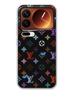 Чехол для Xiaomi 17 Pro с картинкой «Цветная монограмма LV»