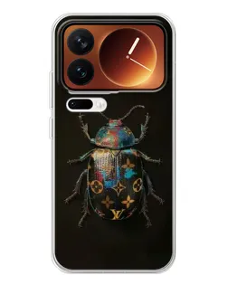 Чехол для Xiaomi 17 Pro с картинкой «LV — мраморный принт»