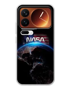 Чехол для Xiaomi 17 Pro с картинкой «Земля из космоса NASA»