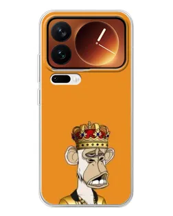 Чехол для Xiaomi 17 Pro с картинкой «Золотая обезьяна Bored Ape» Чехол для Xiaomi 17 Pro с картинкой «Золотая обезьяна Bored Ape»