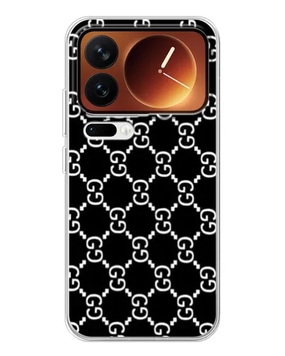 Чехол для Xiaomi 17 Pro с картинкой «Gucci — сетчатый паттерн»