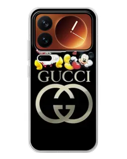 Чехол для Xiaomi 17 Pro с картинкой «Gucci — герои Disney»
