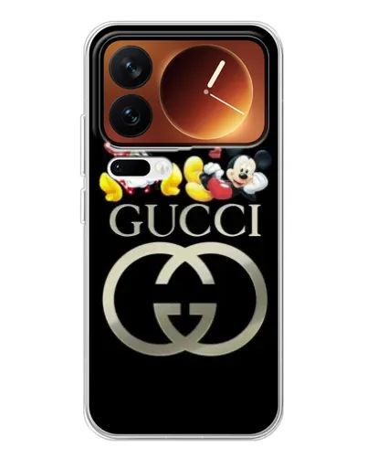 Чехол для Xiaomi 17 Pro с картинкой «Gucci — герои Disney»