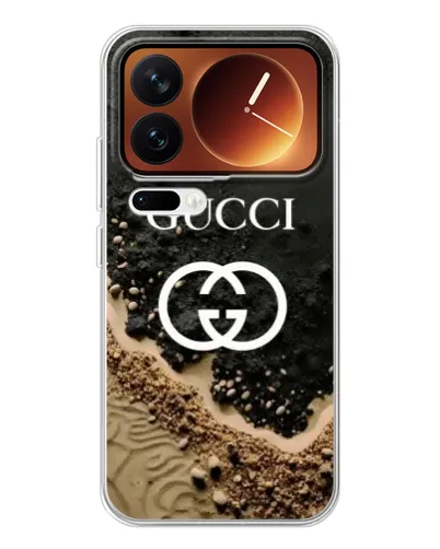 Чехол для Xiaomi 17 Pro с картинкой «Gucci — песчаные дюны»