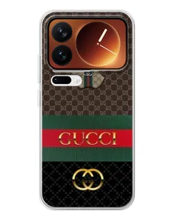 Чехол для Xiaomi 17 Pro с картинкой «Gucci — брендированный десерт»