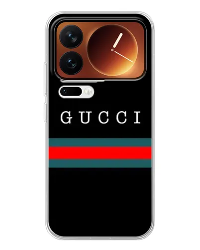 Чехол для Xiaomi 17 Pro с картинкой «Gucci — красный пояс»