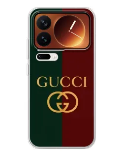 Чохол для Xiaomi 17 Pro з картинкою «Gucci — темно-зелений градієнт»