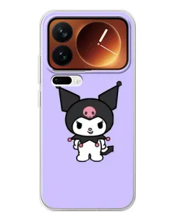Чохол для Xiaomi 17 Pro з картинкою «Kuromi — ніжний фіолетовий»