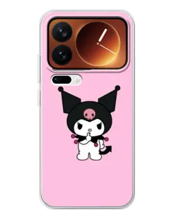 Чохол для Xiaomi 17 Pro з картинкою «Kuromi — рожева ніжність»