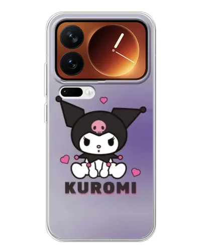 Чехол для Xiaomi 17 Pro с картинкой «Kuromi — фиолетовый арт» Чехол для Xiaomi 17 Pro с картинкой «Kuromi — фиолетовый арт»