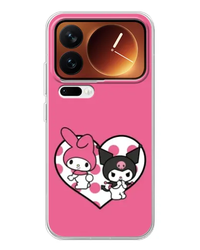 Чехол для Xiaomi 17 Pro с картинкой «Kuromi и My Melody» Чехол для Xiaomi 17 Pro с картинкой «Kuromi и My Melody»