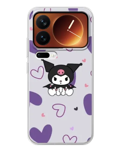 Чехол для Xiaomi 17 Pro с картинкой «Kuromi и лавандовые сердца» Чехол для Xiaomi 17 Pro с картинкой «Kuromi и лавандовые сердца»