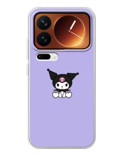 Чохол для Xiaomi 17 Pro з картинкою «Kuromi — фіолетовий мінімалізм»