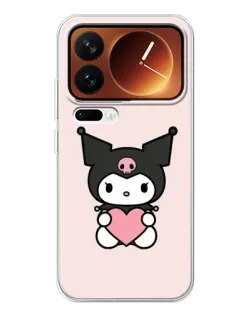 Чохол для Xiaomi 17 Pro з картинкою «Kuromi та серце»