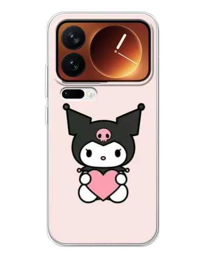 Чехол для Xiaomi 17 Pro с картинкой «Kuromi и сердце» Чехол для Xiaomi 17 Pro с картинкой «Kuromi и сердце»