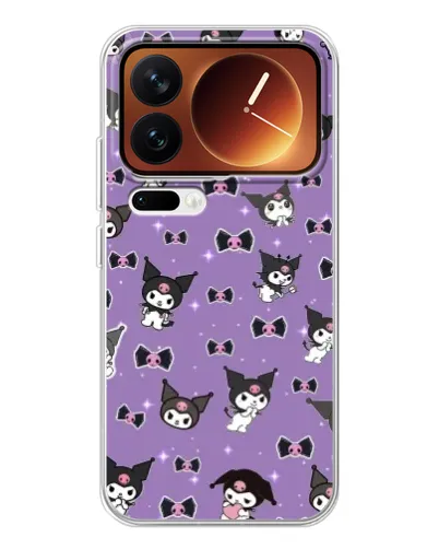 Чехол для Xiaomi 17 Pro с картинкой «Kuromi — паттерн» Чехол для Xiaomi 17 Pro с картинкой «Kuromi — паттерн»