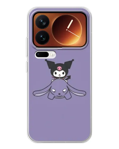 Чехол для Xiaomi 17 Pro с картинкой «Kuromi на лиловом фоне» Чехол для Xiaomi 17 Pro с картинкой «Kuromi на лиловом фоне»