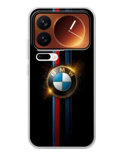 Чехол для Xiaomi 17 Pro с картинкой «BMW M-Power неон»