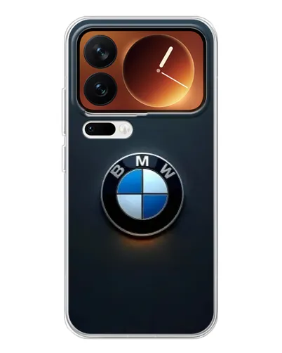 Чехол для Xiaomi 17 Pro с картинкой «Логотип BMW — минимализм»